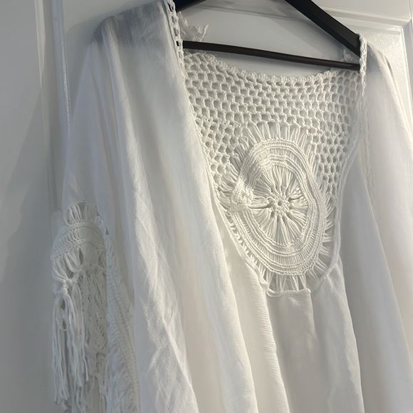 Vintage Crotchet Swim Coverup - Picture 2 of 3